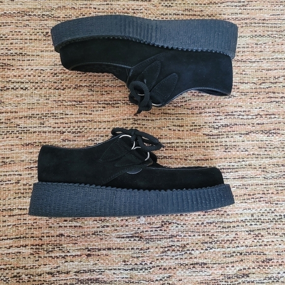 UNDERGROUND Wulfrun Single Black Suede Creeper | UK 3 - Picture 7 of 7